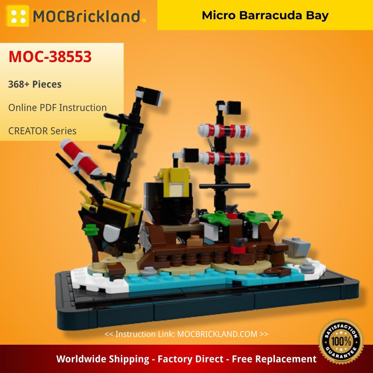 Micro Barracuda Bay CREATOR MOC-38553 by Veyniac WITH 368 PIECES
