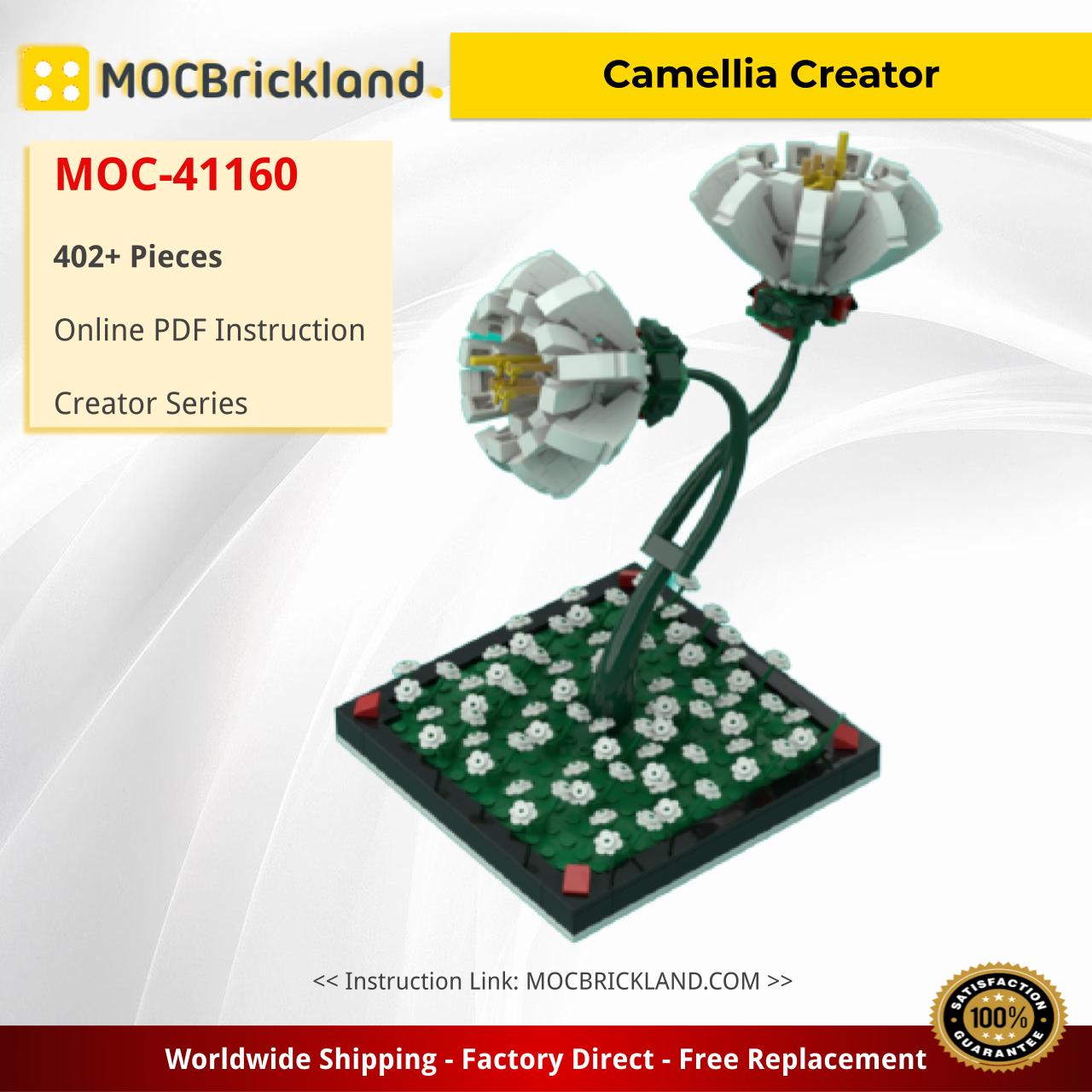 Camellia Creator MOC-41160 Designed By Neon5 With 402 Pieces