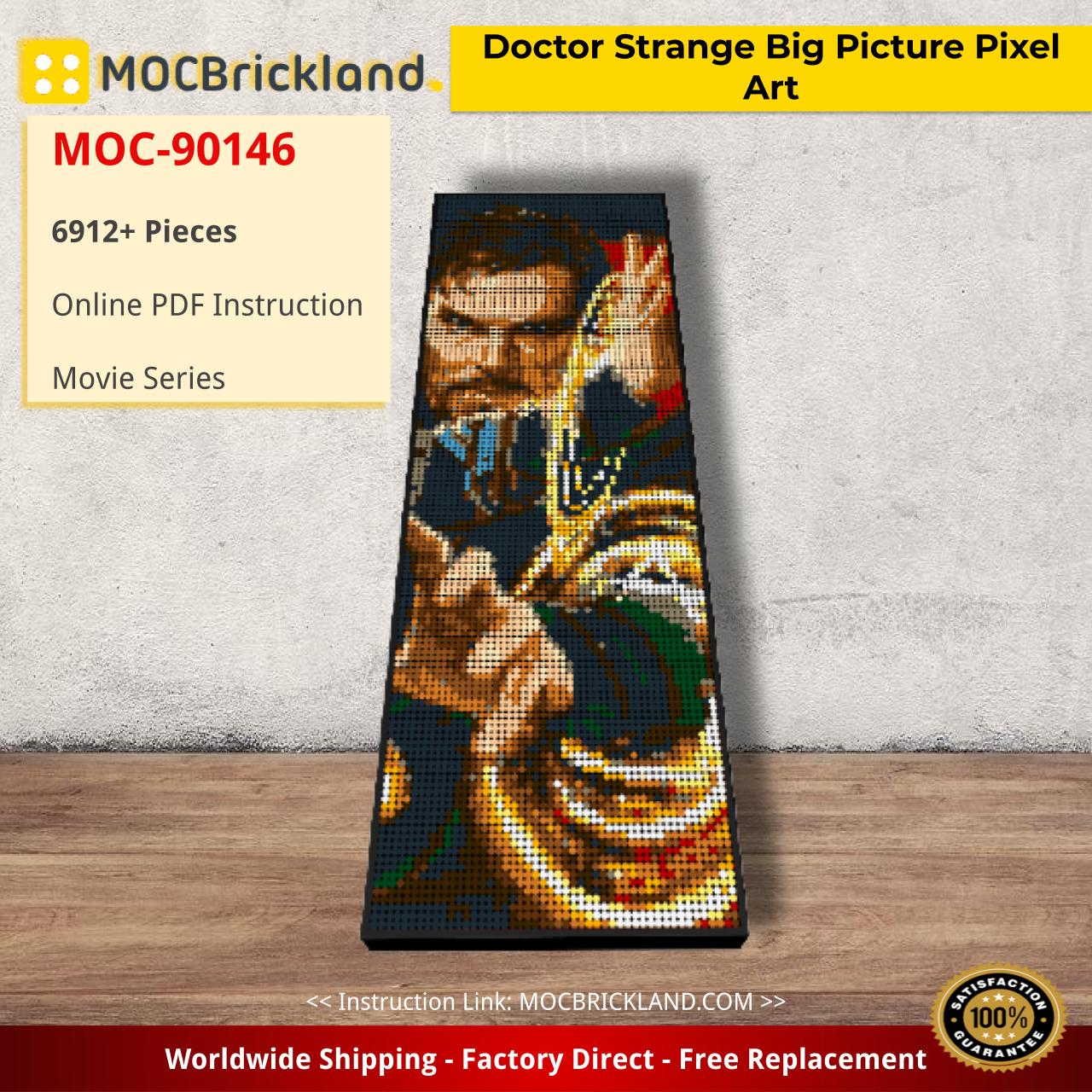 Doctor Strange Big Picture Pixel Art Movie MOC-90146 WITH 6912 PIECES