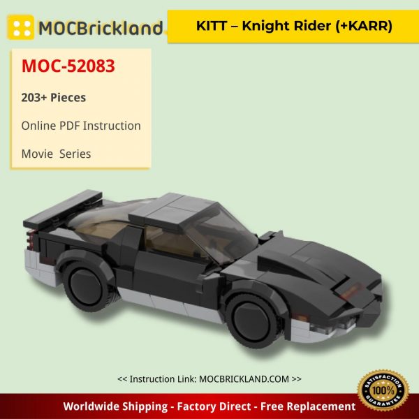 KITT – Knight Rider (+KARR) Movie MOC-52083 by _TLG_ WITH 203 PIECES