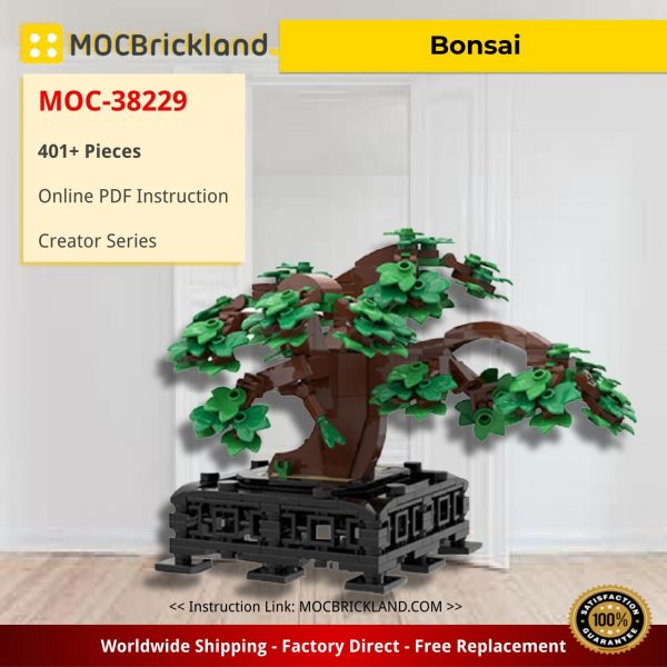 Bonsai Creator MOC-38229 by RollingBricks WITH 401 PIECES