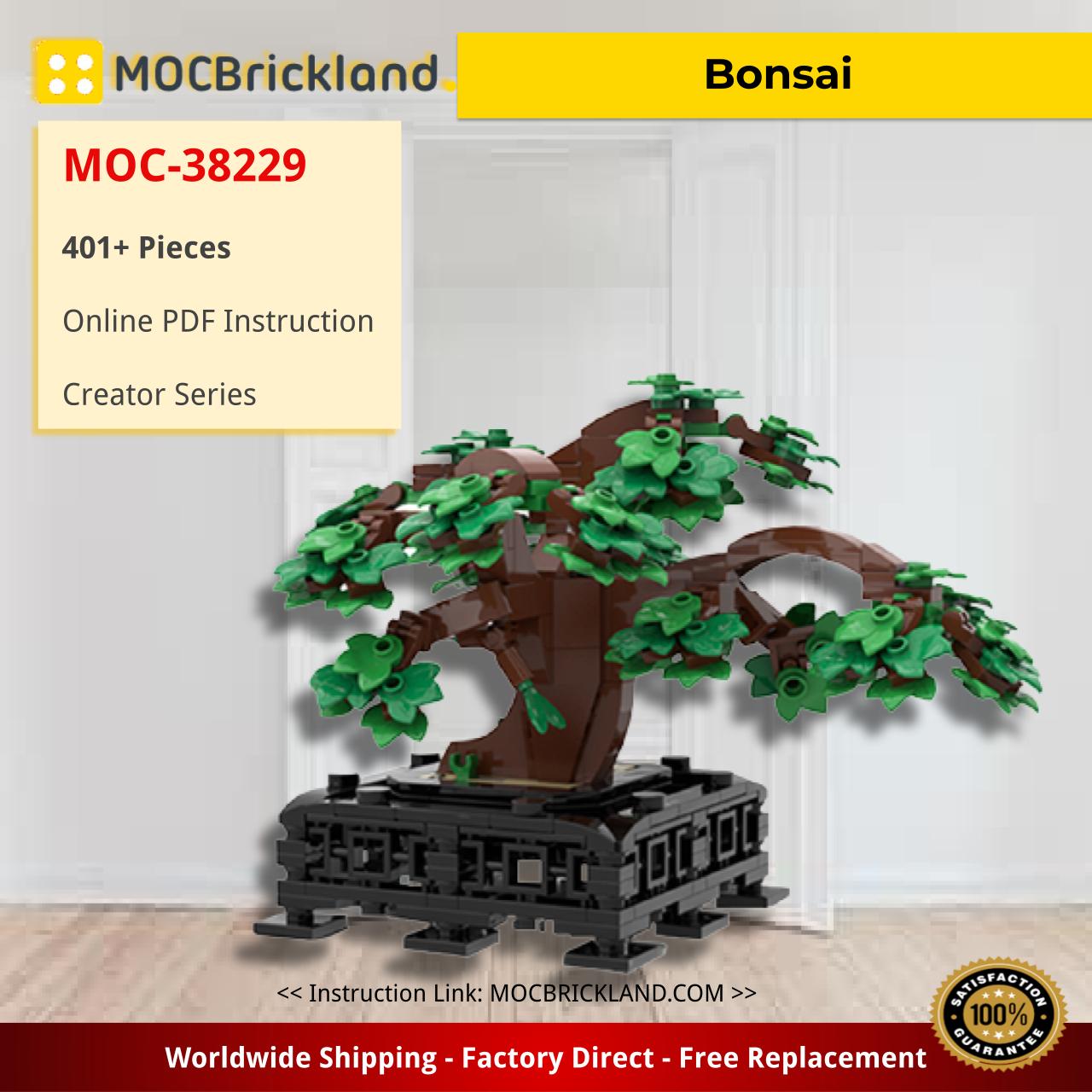 Bonsai Creator MOC-38229 by RollingBricks WITH 401 PIECES