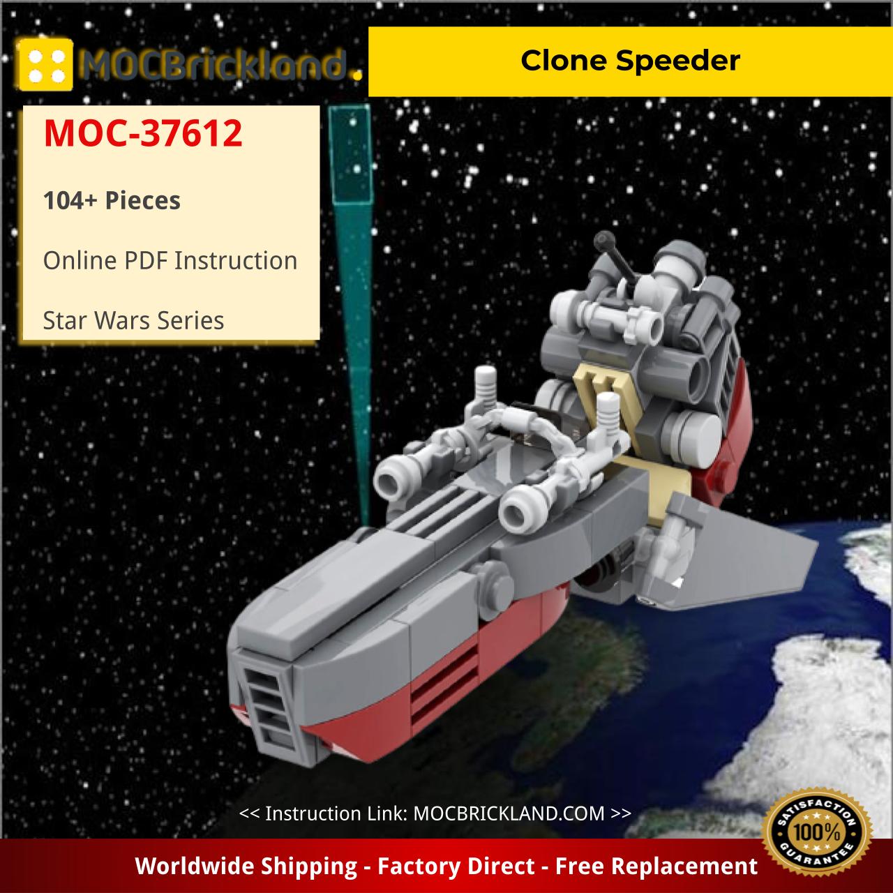 Star Wars MOC-37612 Clone Speeder by ohsojang MOCBRICKLAND