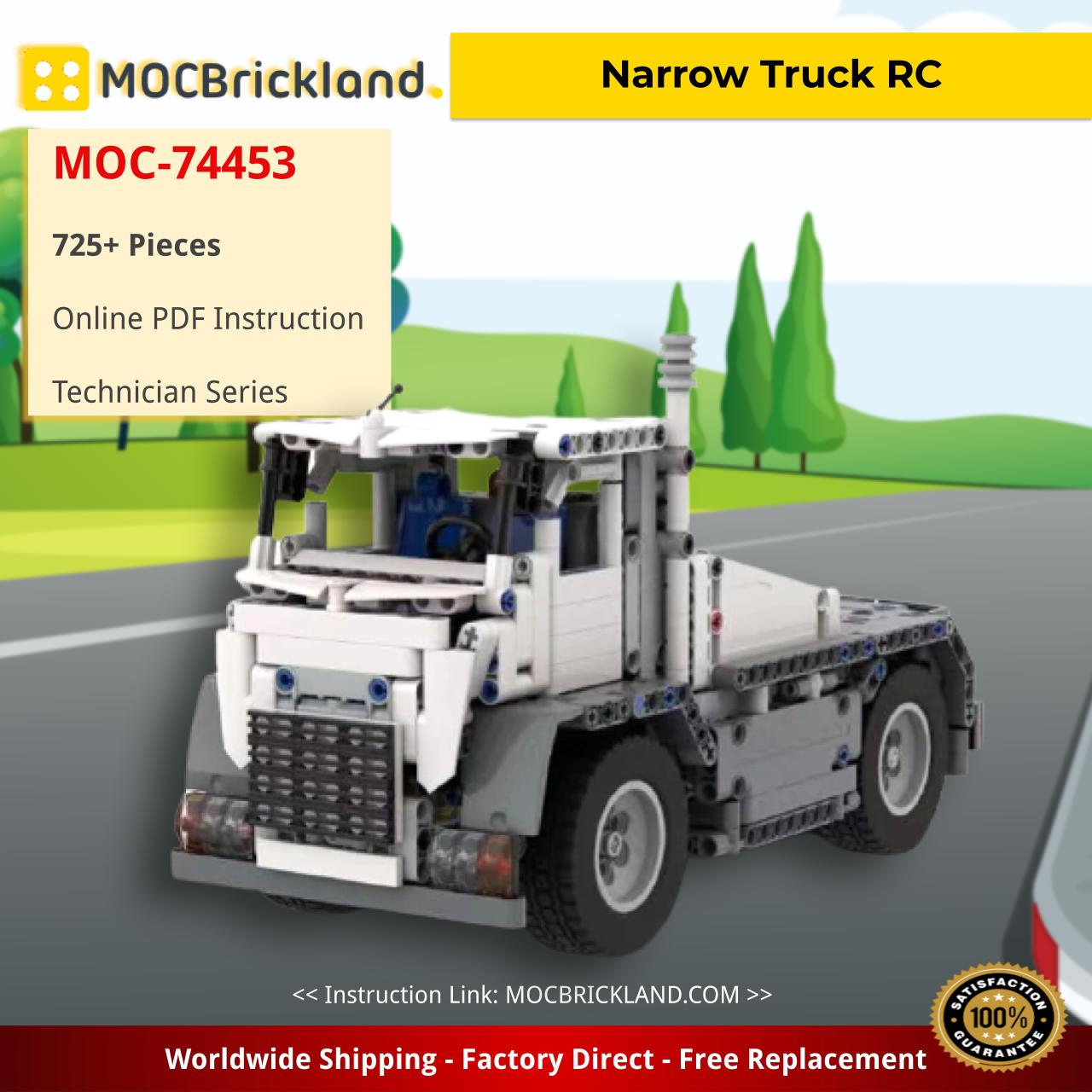 Narrow Truck RC Technic MOC-74453 by _ME_ with 725 pieces