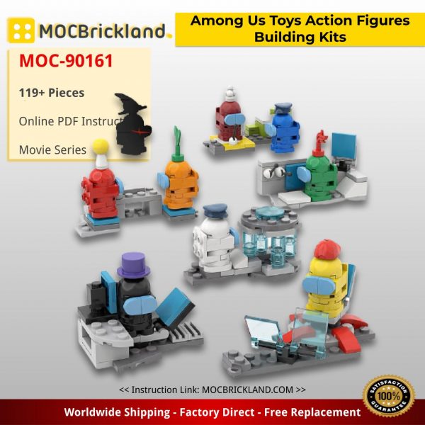 Movie MOC-90161 Among Us Toys Action Figures Building Kits MOCBRICKLAND