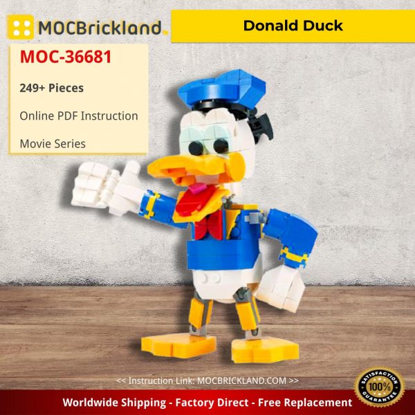 Donald Duck Movie MOC-36681 by buildbetterbricks with 249 pieces