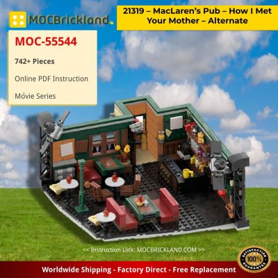 21319 – MacLaren’s Pub – How I Met Your Mother – Alternate Movie MOC-55544 by febrix_1999 with 742 pieces
