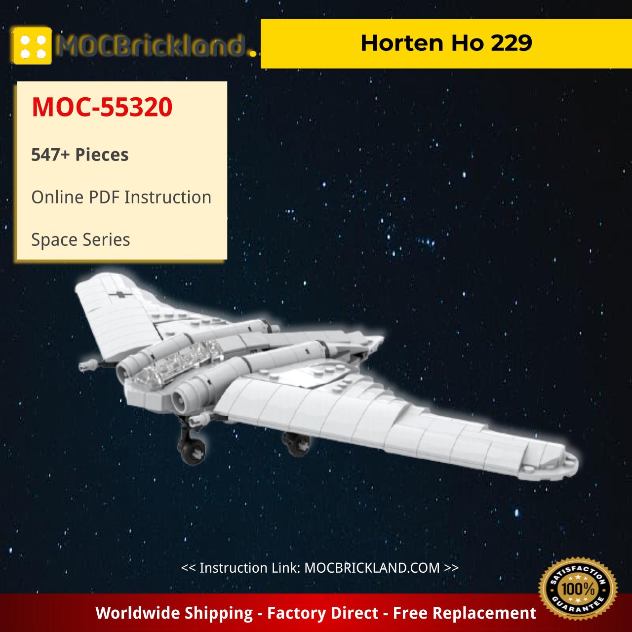 Horten Ho 229 Space MOC-55320 by Germanrailwaybuilder with 547 pieces