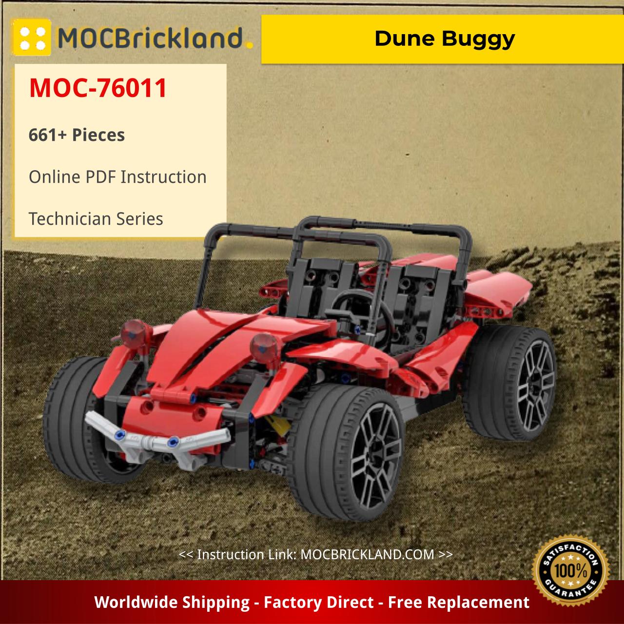 Dune Buggy MOC-76011 paave with pieces MOC Brick Land