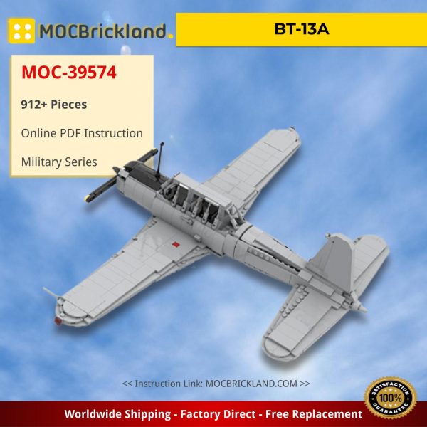 BT-13A Military MOC-39574 by Yellow.LXF with 912 pieces