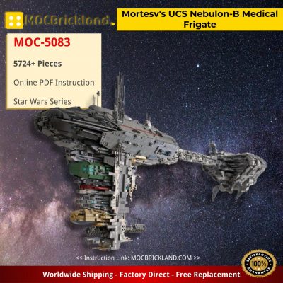Mortesv's UCS Nebulon-B Medical Frigate Star Wars MOC-5083 WITH 5724 PIECES