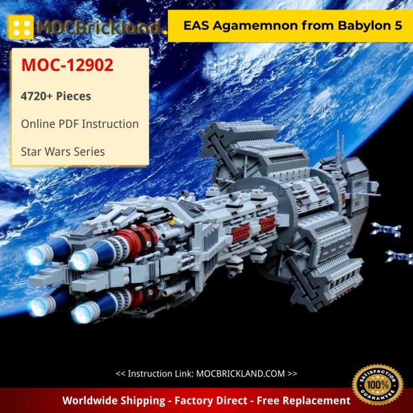 EAS Agamemnon from Babylon 5 Star Wars MOC-12902 with 4720 Pieces
