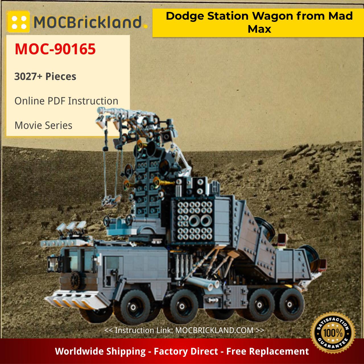 Dodge Station Wagon from Mad Max Movie MOC-90165 by Nicola Stocchi WITH 3027 PIECES