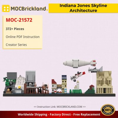 Indiana Jones Skyline Architecture Creator MOC-21572 by MOMAtteo79 WITH 372 PIECES