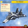 F-14 TOMCAT Military MOC-38032 by ale0794 WITH 1468 PIECES