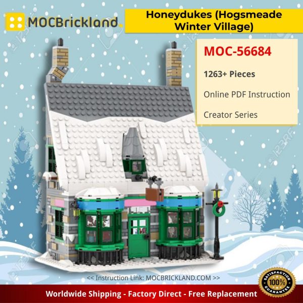 Honeydukes (Hogsmeade Winter Village) Creator MOC-56684 by benbuildslego WITH 1263 PIECES