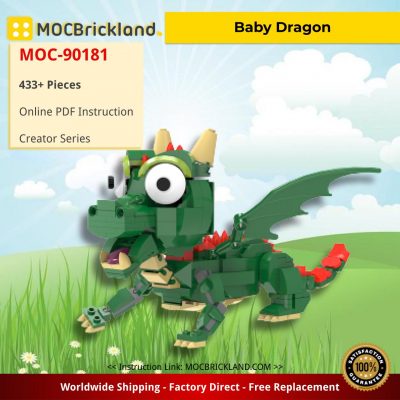 Baby Dragon Creator MOC-90181 WITH 433 PIECES