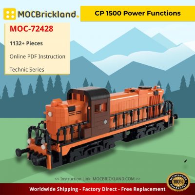 CP 1500 Power Functions Technic MOC-72428 by andrepinto WITH 1132 PIECES