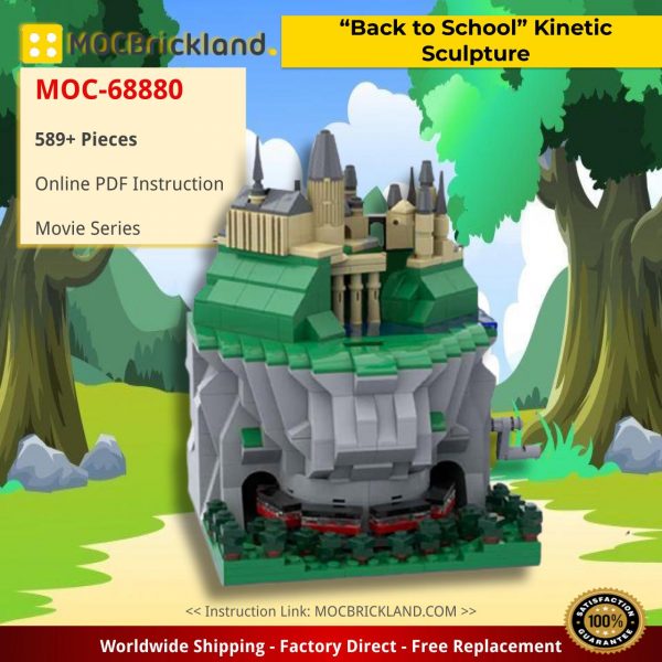 “Back to School” Kinetic Sculpture Movie MOC-68880 by Jolly3ricks WITH 589 PIECES