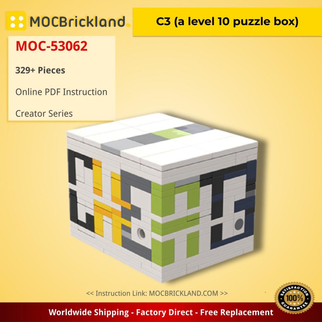 C3 (a level 10 puzzle box) Creator MOC53062 by cheat3 puzzles WITH 329