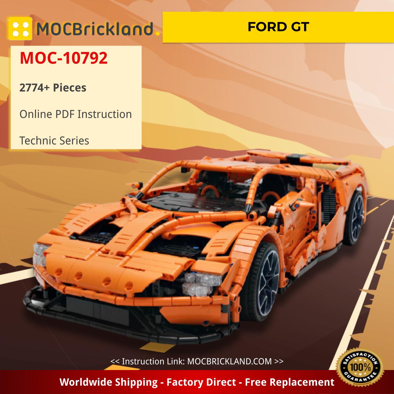 FORD GT Technic MOC-10792 by Loxlego WITH 2774 PIECES