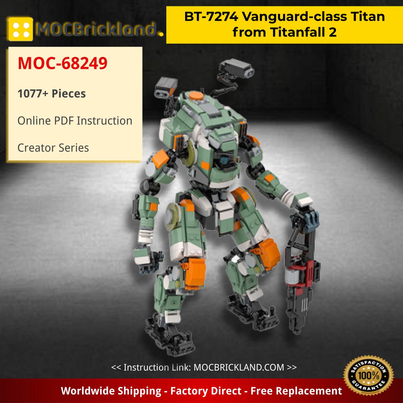 BT-7274 Vanguard-class Titan from Titanfall 2 Creator MOC-68249 by KMX Creations WITH 1077 PIECES