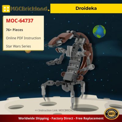 Droideka Star Wars MOC-64737 by JJ_Binks WITH 76 PIECES