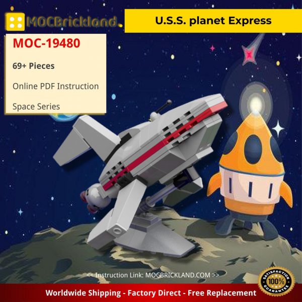 U.S.S. planet Express Space MOC-19480 by vcruz WITH 69 PIECES