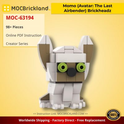 Momo (Avatar: The Last Airbender) Brickheadz Creator MOC-63194 by DrBrickheadz WITH 98 PIECES