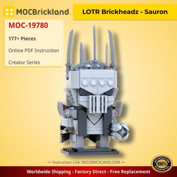 LOTR Brickheadz - Sauron Creator MOC-19780 by frevler90 WITH 177 PIECES