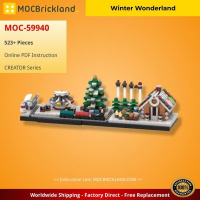 Winter Wonderland CREATOR MOC-59940 with 523 pieces
