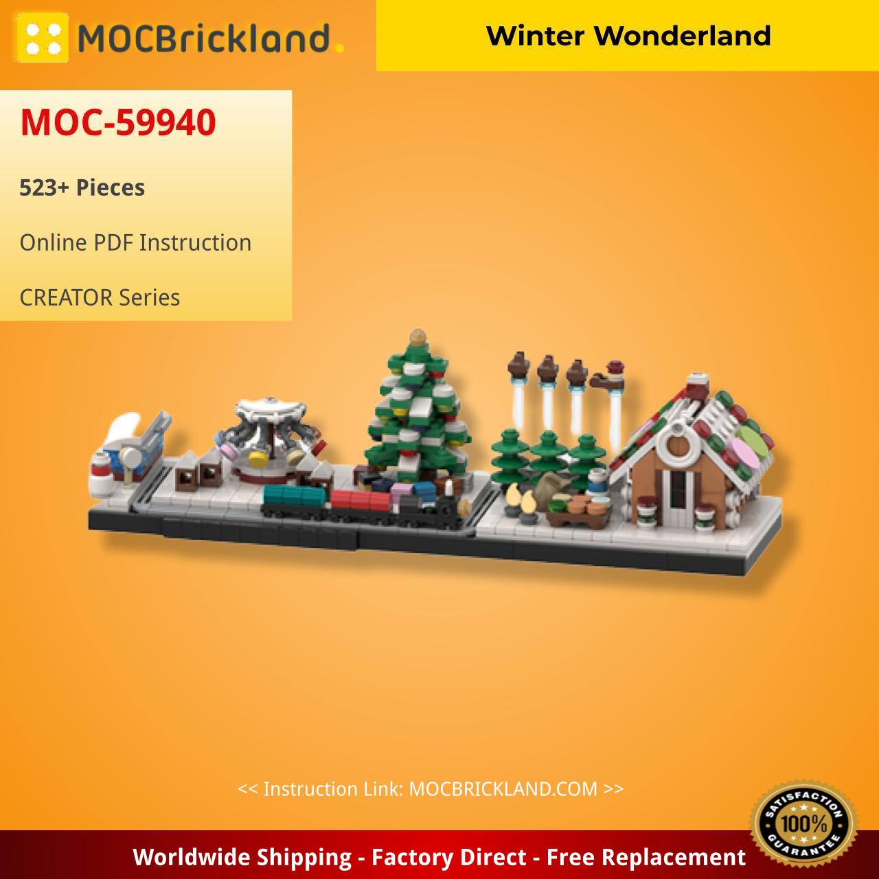 Winter Wonderland CREATOR MOC-59940 with 523 pieces