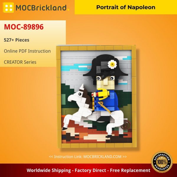Portrait of Napoleon CREATOR MOC-89896 WITH 527 PIECES