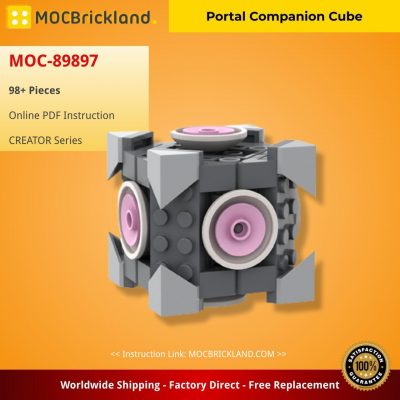 Portal Companion Cube CREATOR MOC-89897 by Mahj WITH 98 PIECES