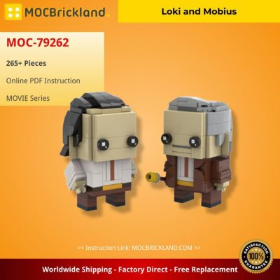 Loki and Mobius MOVIE MOC-79262 by Eugenio Iacono WITH 265 PIECES