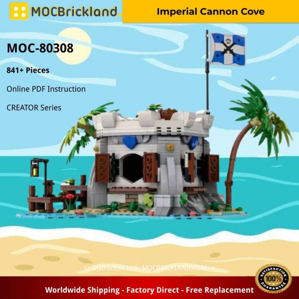 Imperial Cannon Cove CREATOR MOC-80308 by llucky WITH 841 PIECES