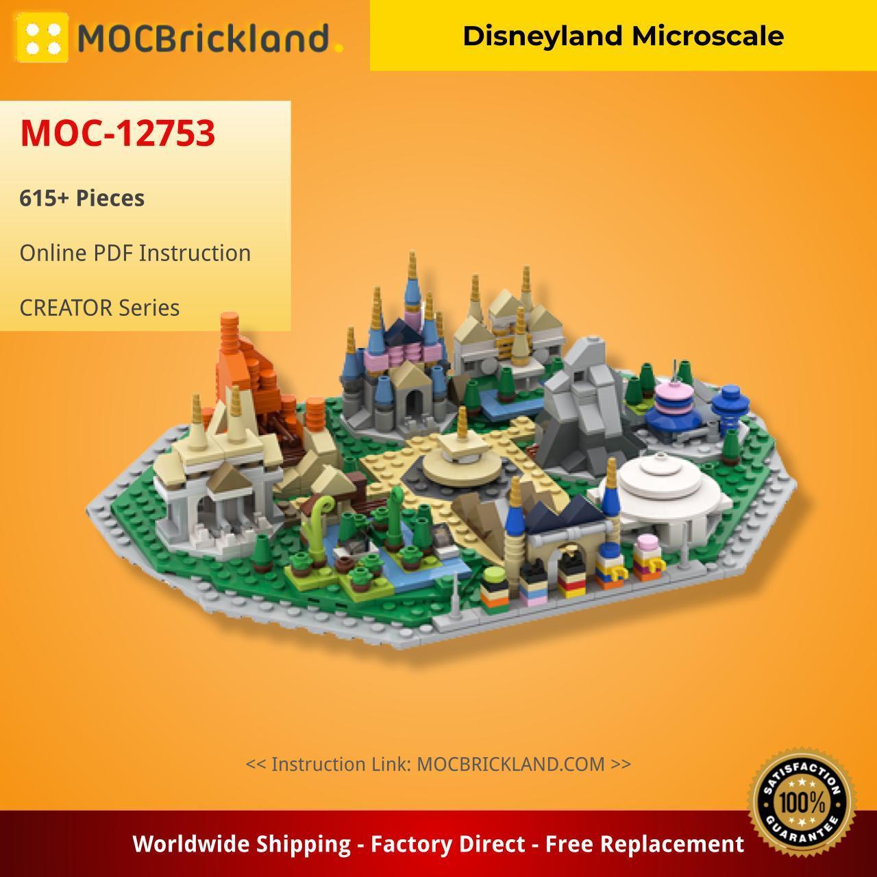 Disneyland Microscale CREATOR MOC-12753 by Carlierti with 615 pieces