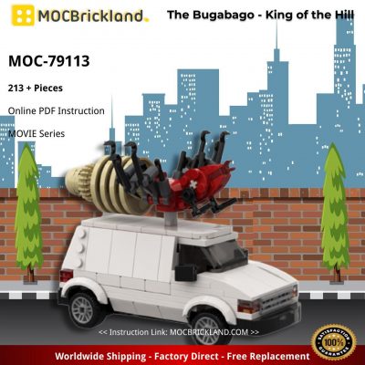 The Bugabago – King of the Hill MOVIE MOC-79113 by Bric.Ole WITH 213 PIECES