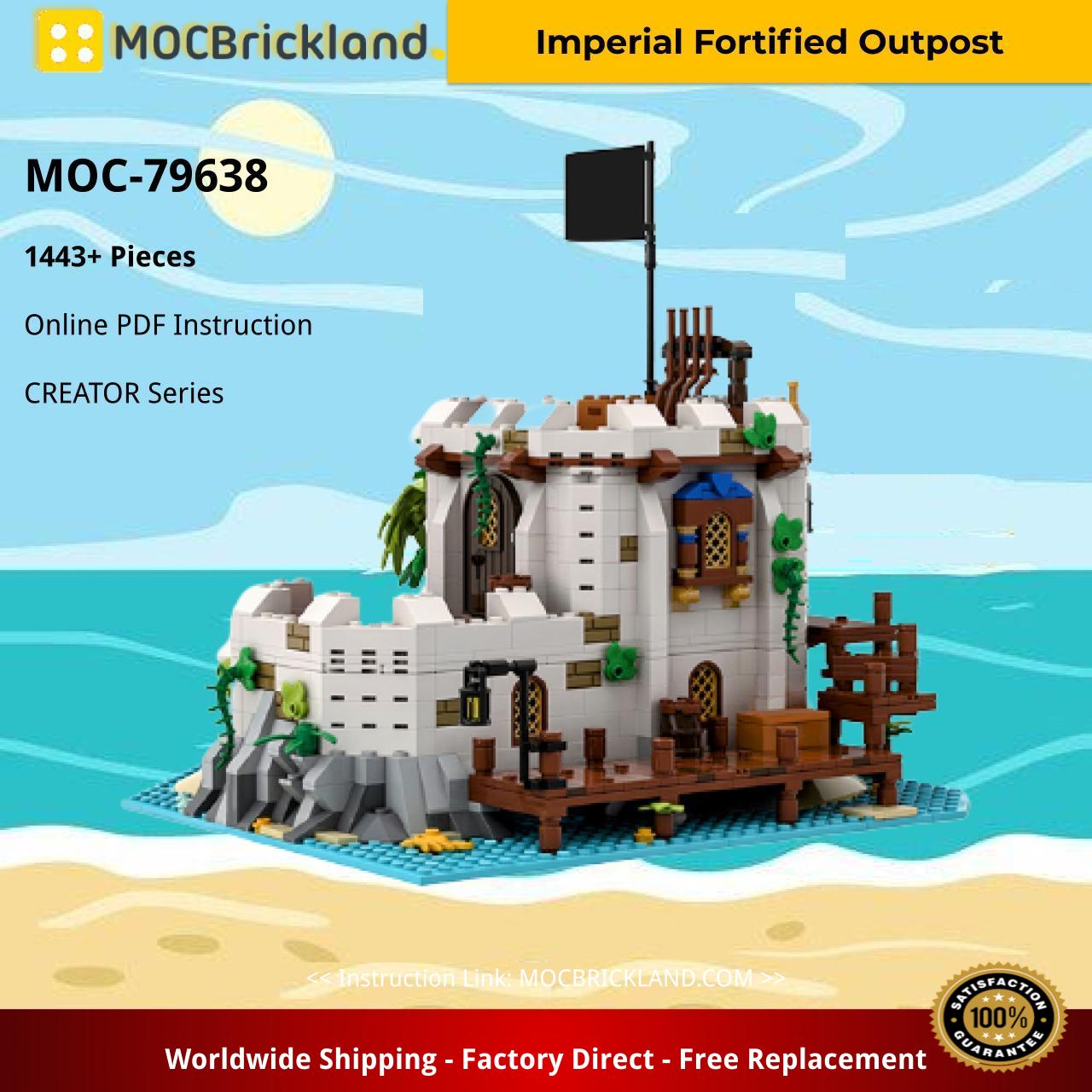 Imperial Fortified Outpost CREATOR MOC-79638 by llucky WITH 1443 PIECES