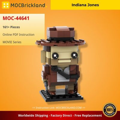 Indiana Jones MOVIE MOC-44641 by Custominstructions WITH 161 PIECES
