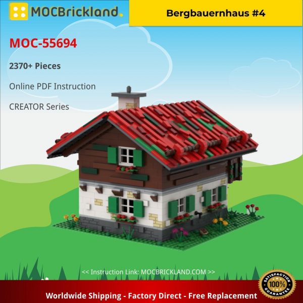 Bergbauernhaus #4 CREATOR MOC-55694 by CombinedBricks with 2370 pieces