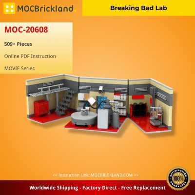 Breaking Bad Lab MOVIE MOC-20608 by OneBrickPony with 509 pieces