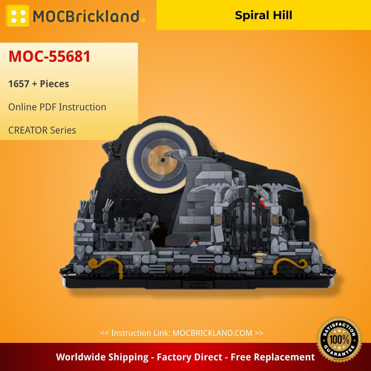 Spiral Hill CREATOR MOC-55681 by Force of Bricks with 1657 pieces
