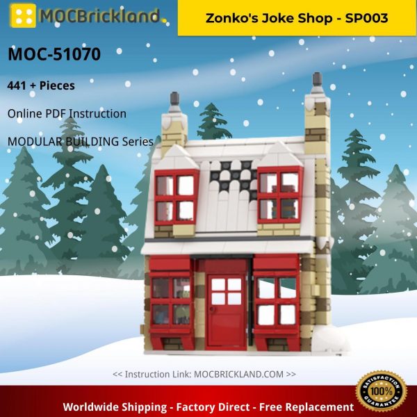 Zonko’s Joke Shop – SP003 MODULAR BUILDING MOC-51070 by ScarletPatronus with 441 pieces