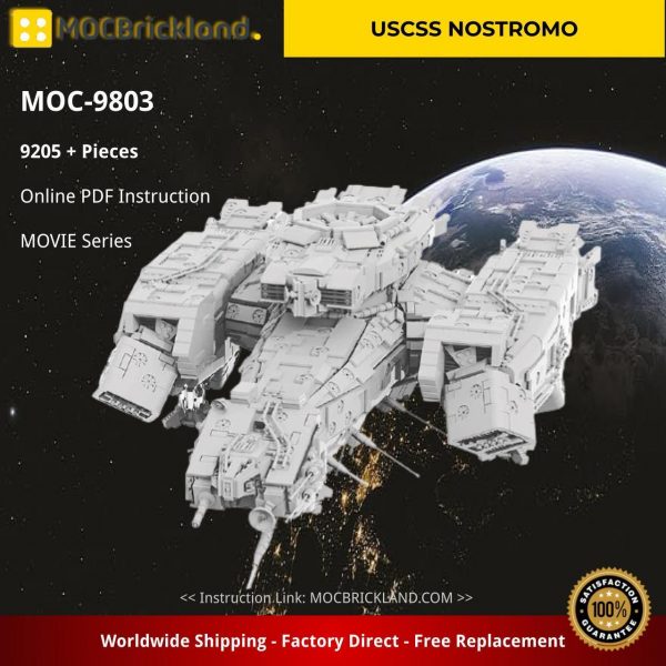 USCSS NOSTROMO MOVIE MOC-9803 by Mihe Stonee with 9205 pieces