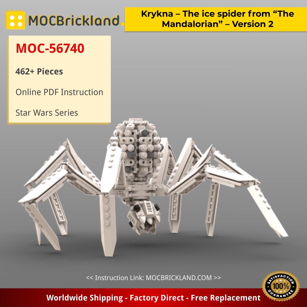 Krykna – The ice spider from “The Mandalorian” – Version 2 Star Wars MOC-56740 by thomin with 462 Pieces