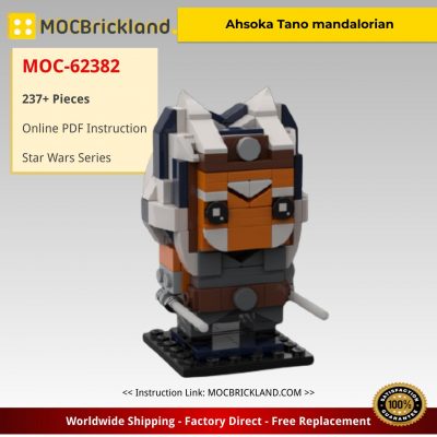 Ahsoka Tano mandalorian Star Wars MOC-62382 by mandroid99 with 237 Pieces