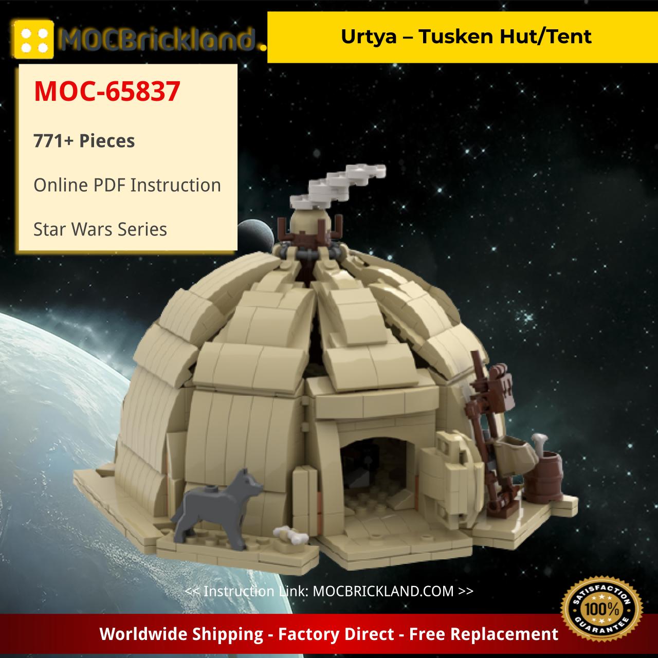 Urtya – Tusken Hut/Tent Star Wars MOC-65837 by NerdYoda with 771 Pieces