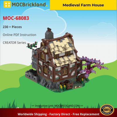 Medieval Farm House CREATOR MOC-68083 by Baylon0613 with 230 pieces