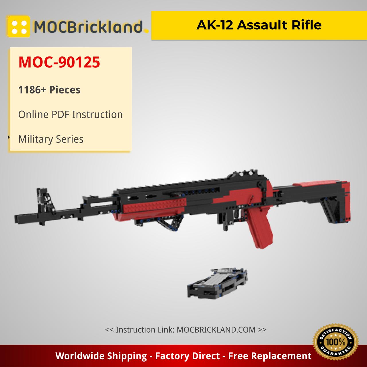 AK-12 Assault Rifle MOC-90125 with 188 Pieces